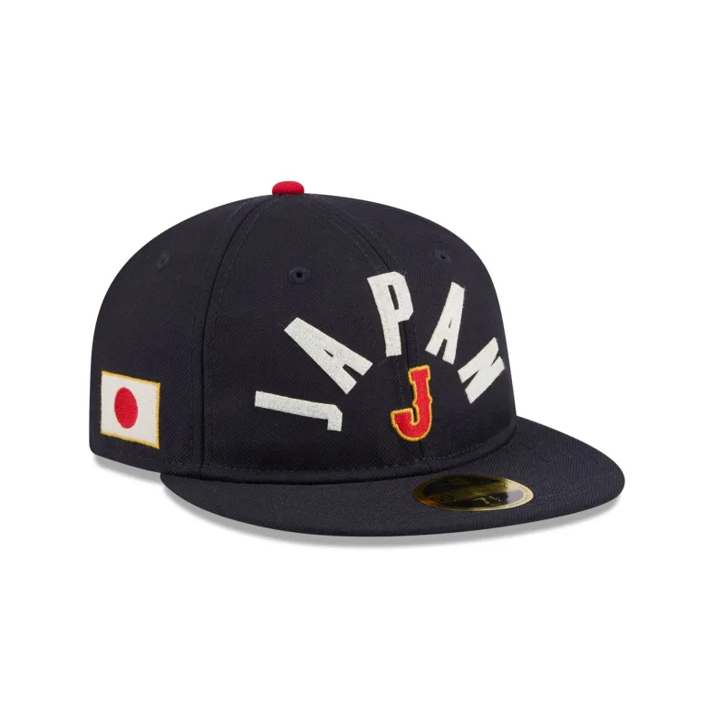 Japan Classic Script Retro Crown 59FIFTY Fitted Hat sold by New Era