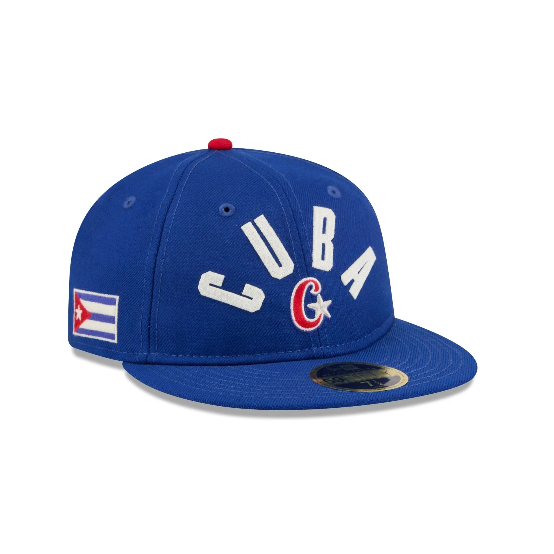 Cuba Classic Script Retro Crown 59FIFTY Fitted Hat sold by New Era