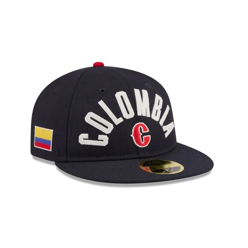 Colombia Classic Script Retro Crown 59FIFTY Fitted Hat sold by New Era
