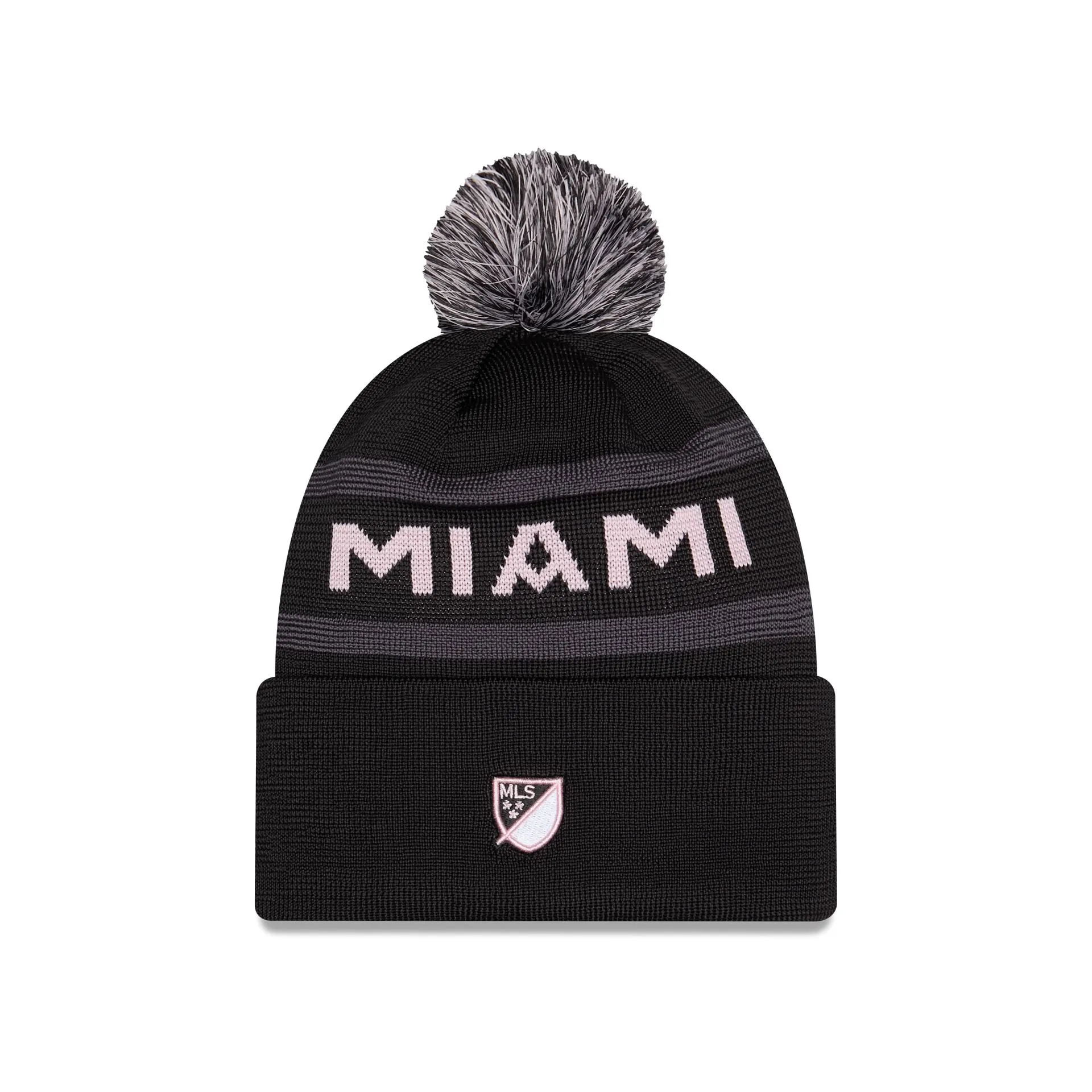 Inter Miami 2026 Jersey Hook Pom Knit Hat sold by New Era product image thumbnail 3
