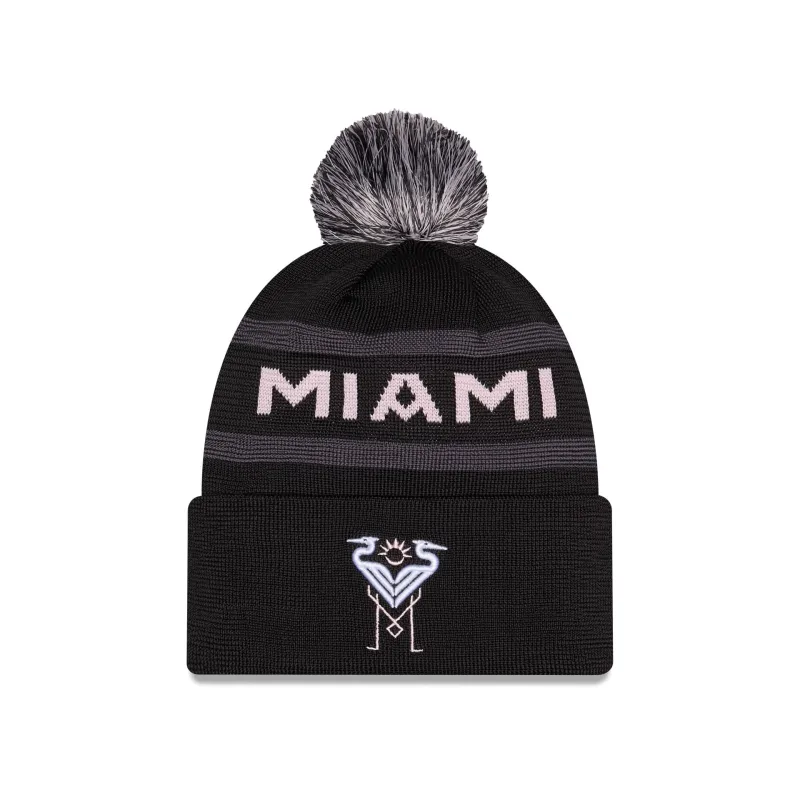 Inter Miami 2026 Jersey Hook Pom Knit Hat sold by New Era
