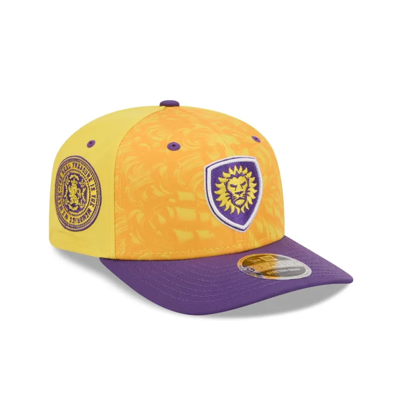 Orlando City SC 2026 Jersey Hook 9SEVENTY Stretch-Snap Hat sold by New Era