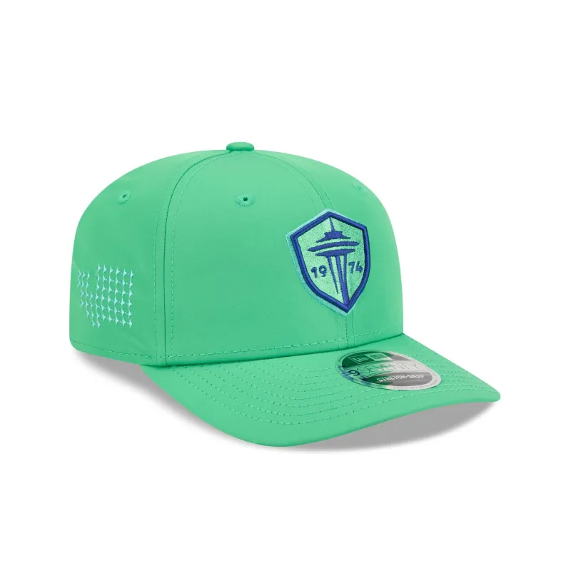 Seattle Sounders 2026 Jersey Hook 9SEVENTY Stretch-Snap Hat sold by New Era