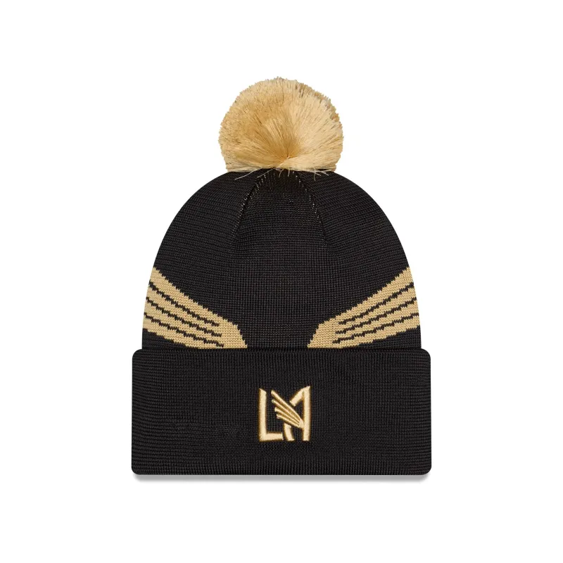 Los Angeles FC 2026 Jersey Hook Pom Knit Hat sold by New Era
