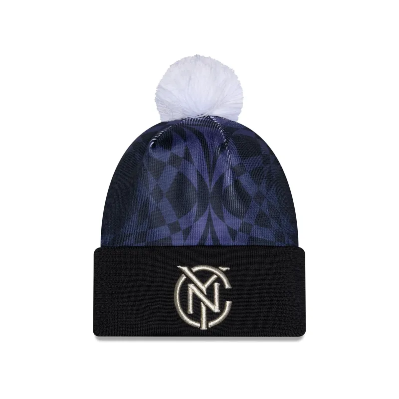 New York City FC 2026 Jersey Hook Pom Knit Hat sold by New Era