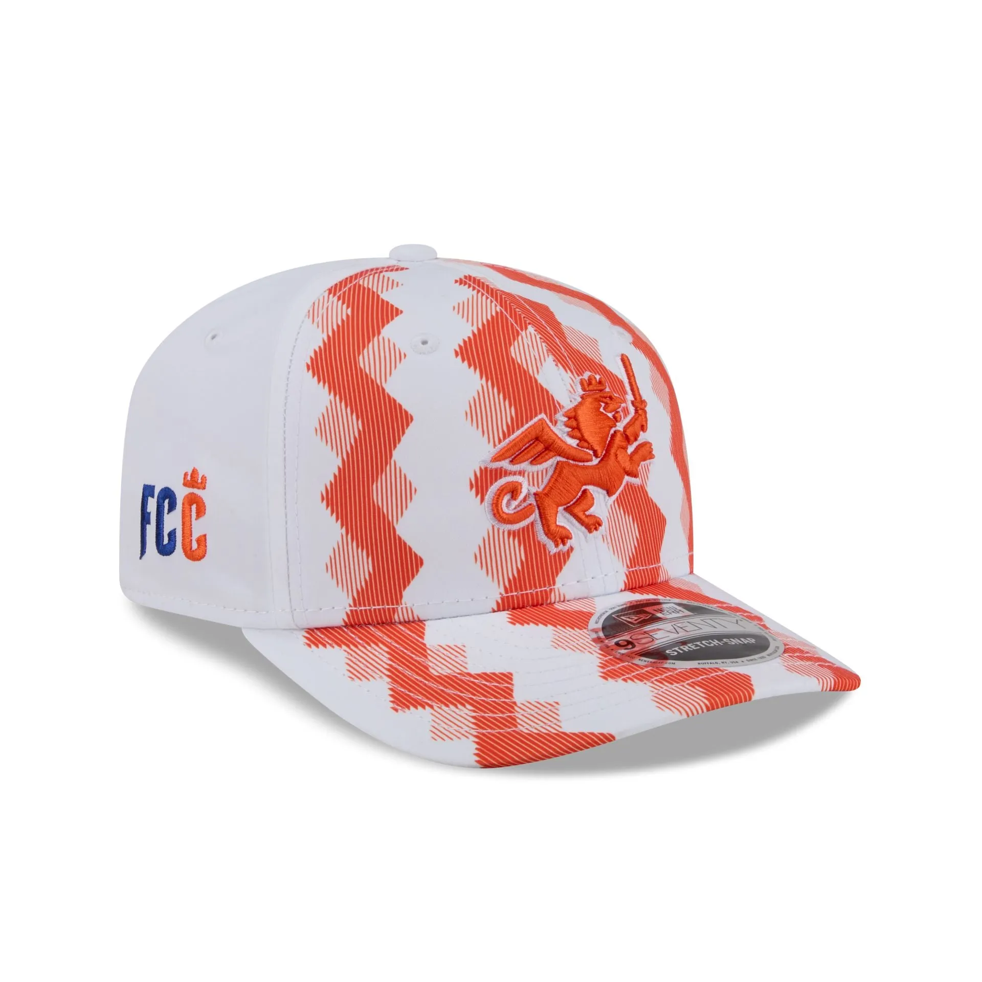 FC Cincinnati 2026 Jersey Hook 9SEVENTY Stretch-Snap Hat sold by New Era