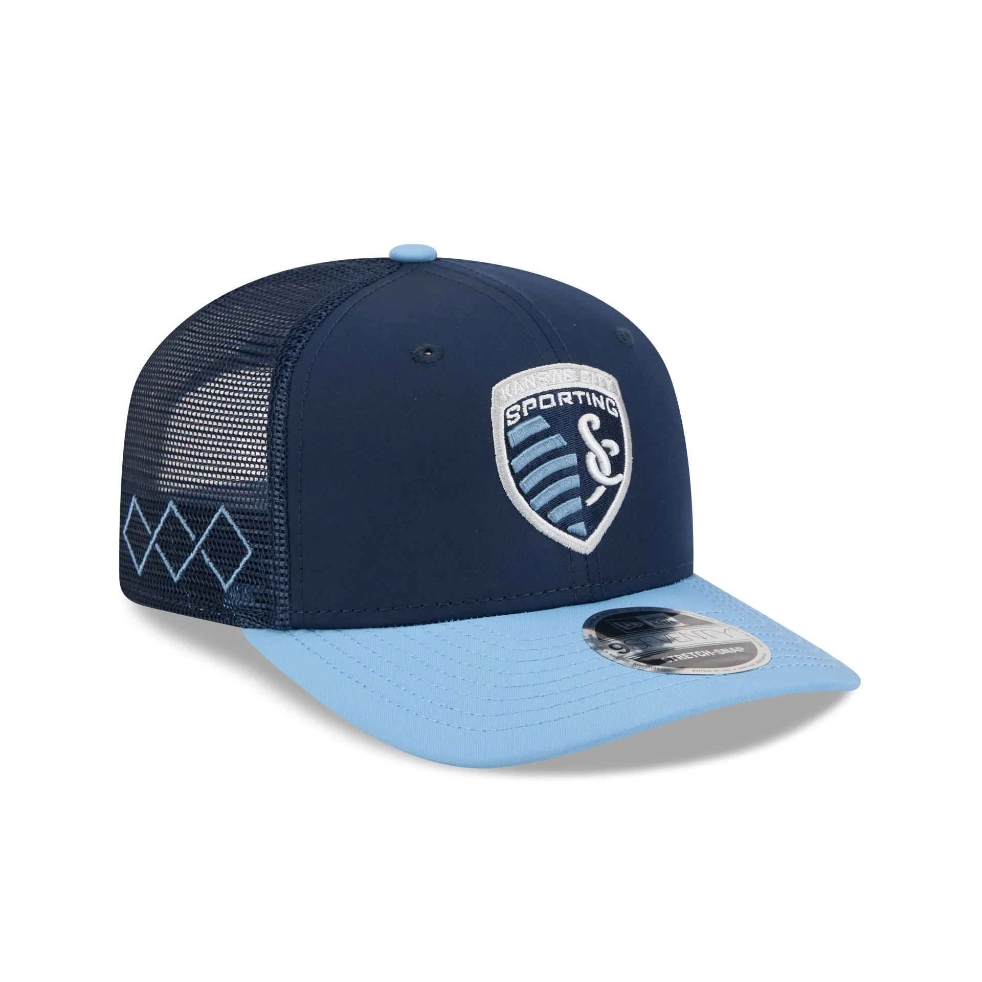 Sporting Kansas City 2026 Jersey Hook 9SEVENTY Trucker Hat sold by New Era