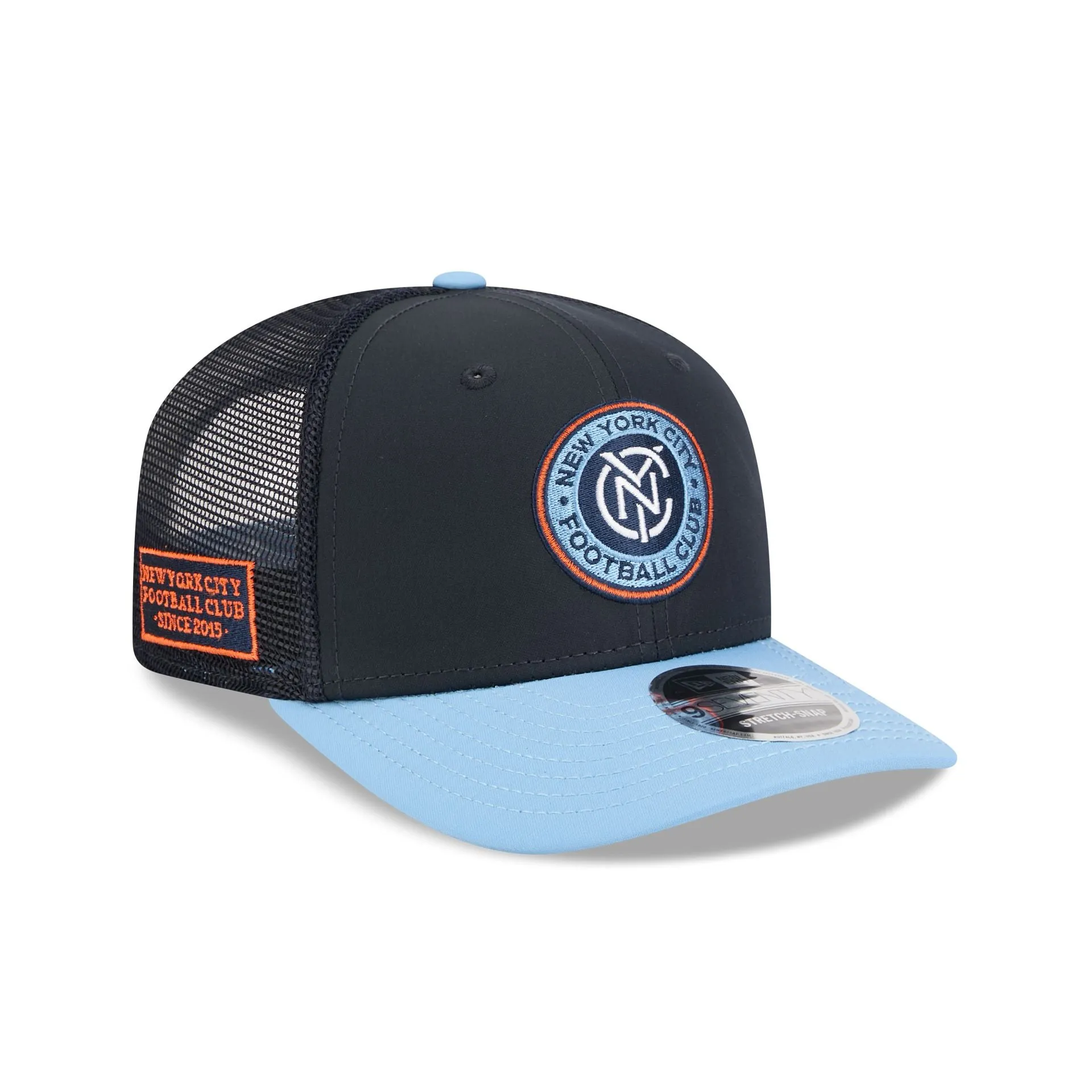 New York City FC 2026 Jersey Hook 9SEVENTY Trucker Hat sold by New Era