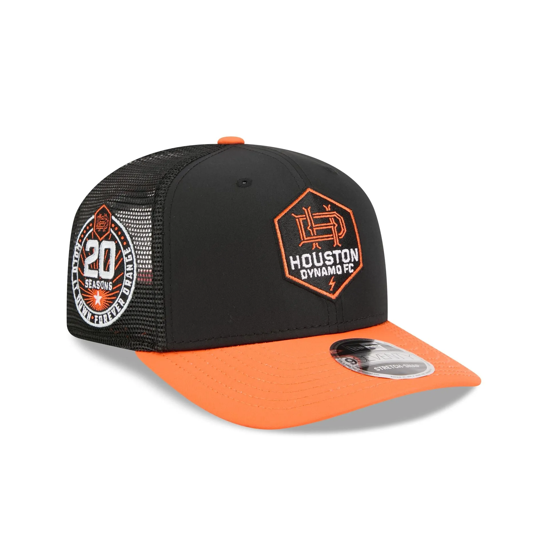 Houston Dynamo 2026 Jersey Hook 9SEVENTY Trucker Hat sold by New Era