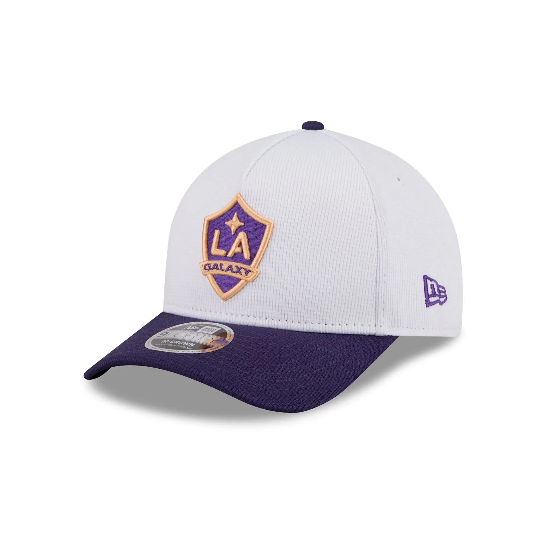LA Galaxy 2026 Jersey Hook 9FORTY M-Crown A-Frame Snapback Hat sold by New Era
