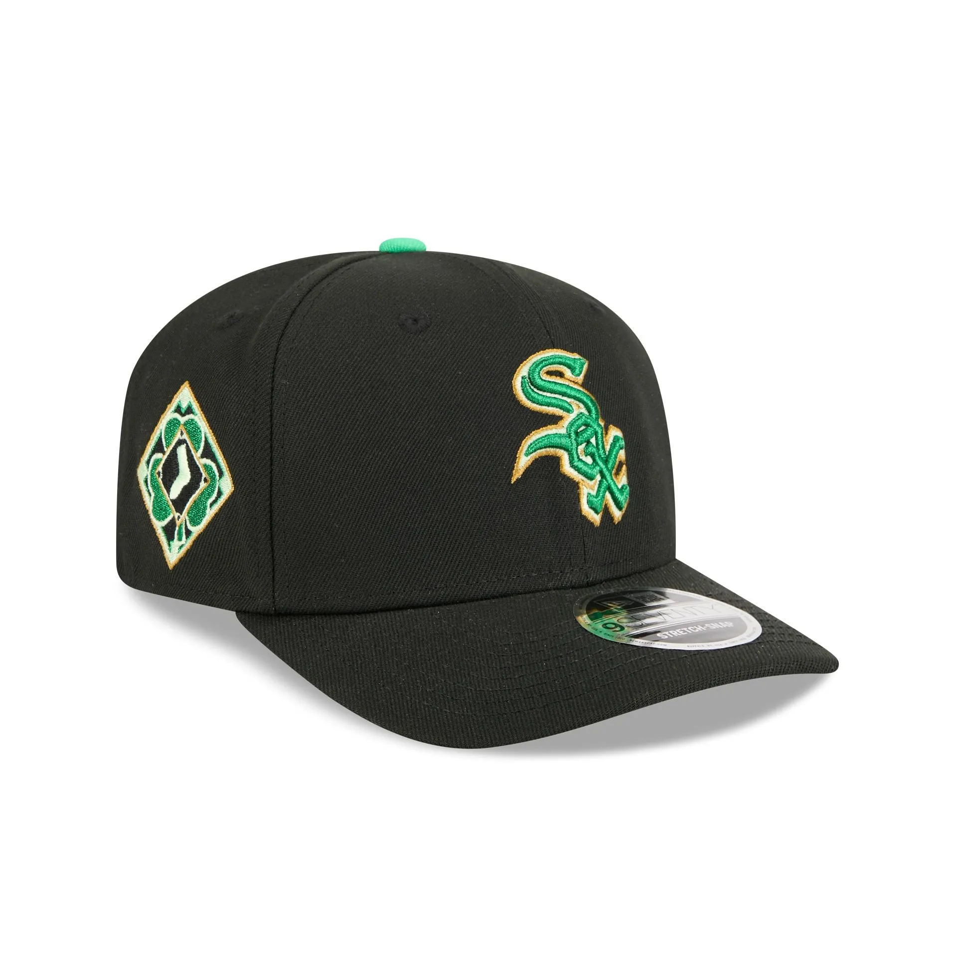 Chicago White Sox St. Patrick's Day 2026 9SEVENTY Stretch-Snap Hat sold by New Era