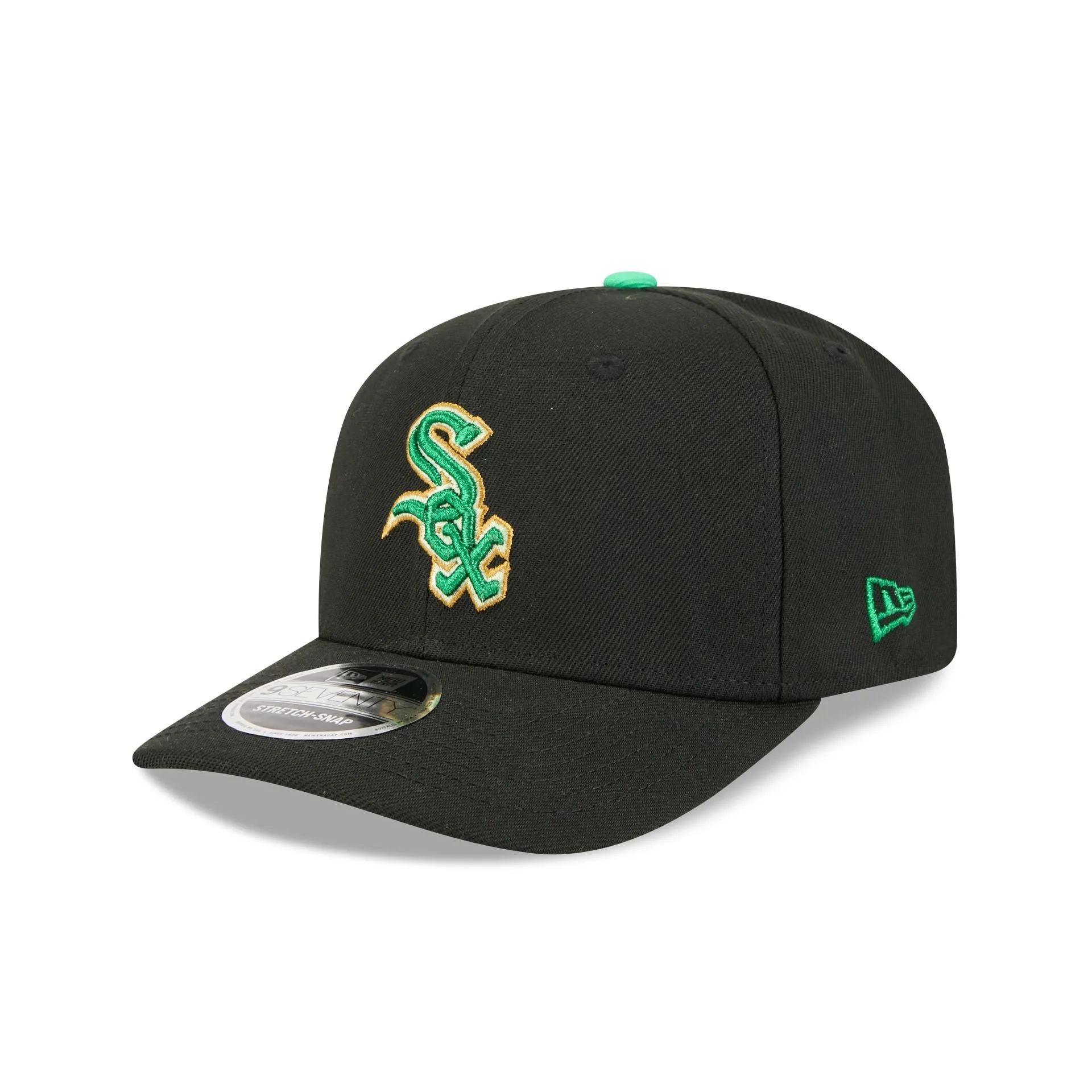 Chicago White Sox St. Patrick's Day 2026 9SEVENTY Stretch-Snap Hat sold by New Era product image thumbnail 3