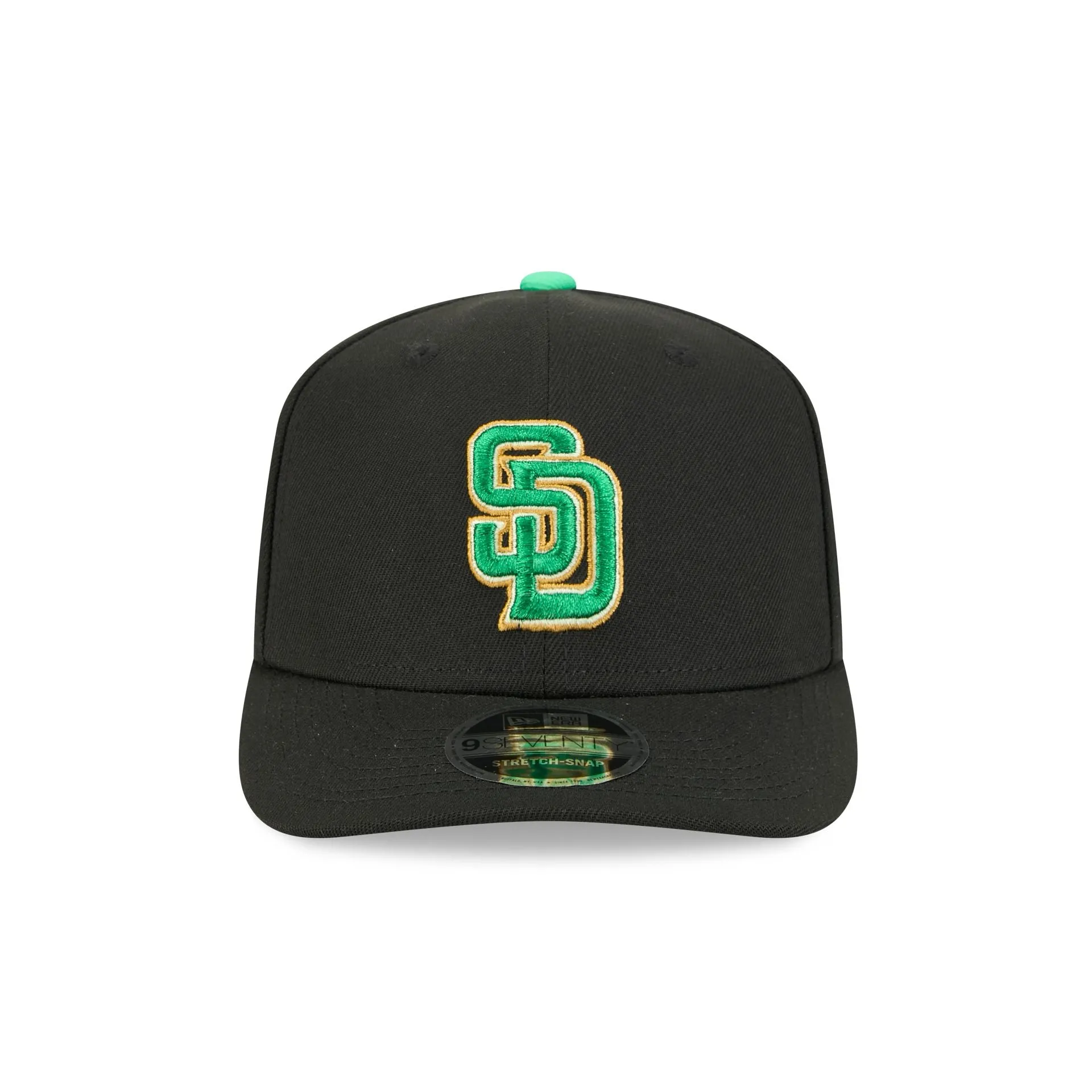 San Diego Padres St. Patrick's Day 2026 9SEVENTY Stretch-Snap Hat sold by New Era product image thumbnail 2