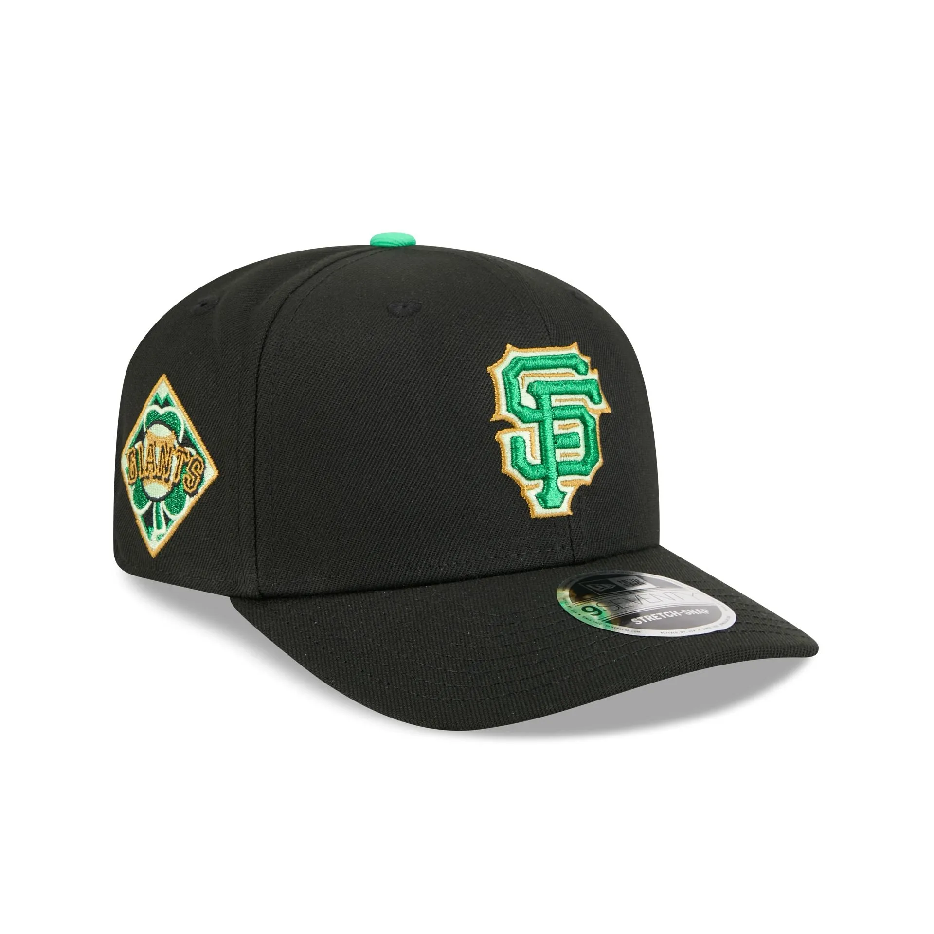 San Francisco Giants St. Patrick's Day 2026 9SEVENTY Stretch-Snap Hat sold by New Era