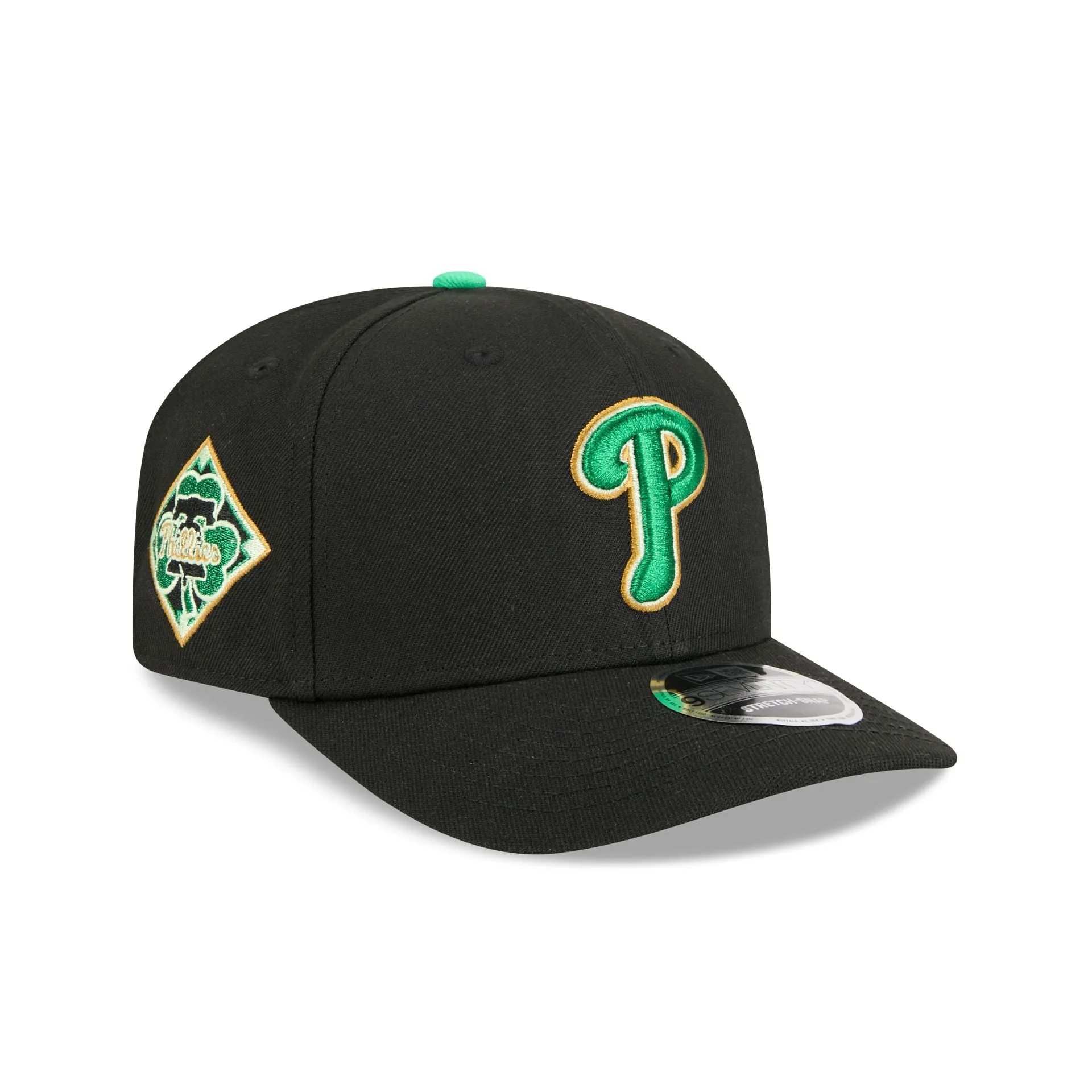 Philadelphia Phillies St. Patrick's Day 2026 9SEVENTY Stretch-Snap Hat sold by New Era