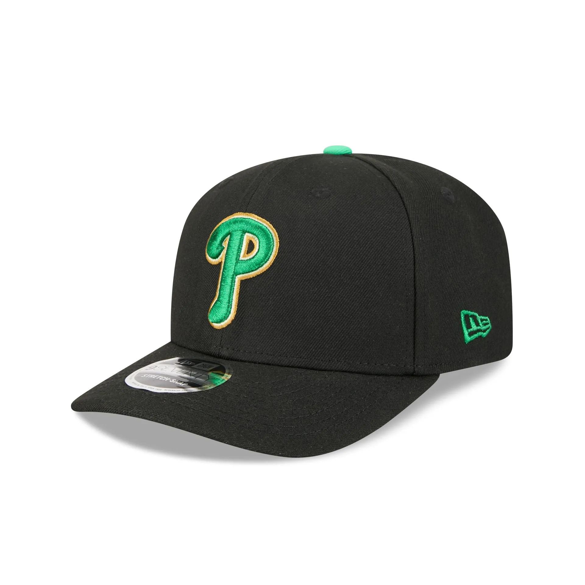 Philadelphia Phillies St. Patrick's Day 2026 9SEVENTY Stretch-Snap Hat sold by New Era product image thumbnail 3