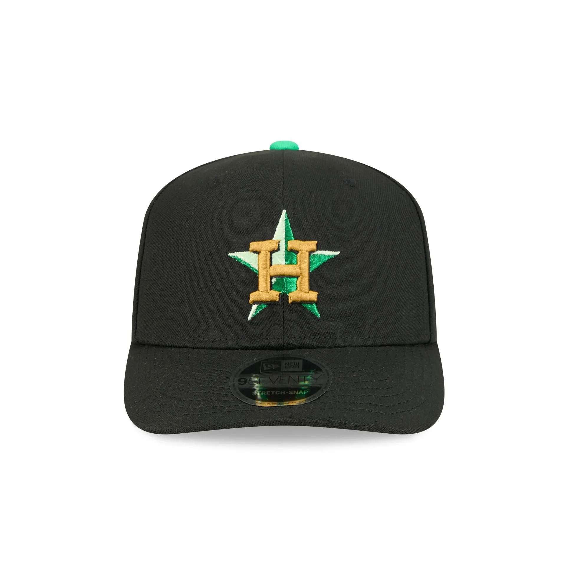 Houston Astros St. Patrick's Day 2026 9SEVENTY Stretch-Snap Hat sold by New Era product image thumbnail 2
