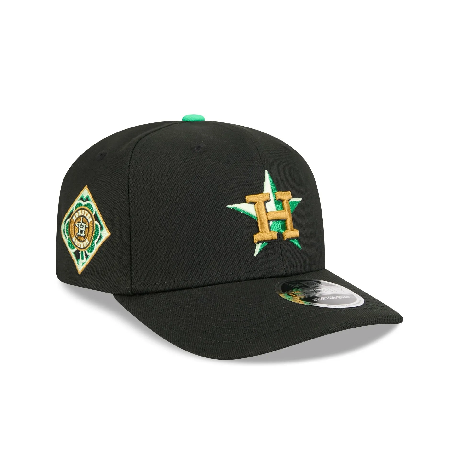 Houston Astros St. Patrick's Day 2026 9SEVENTY Stretch-Snap Hat sold by New Era