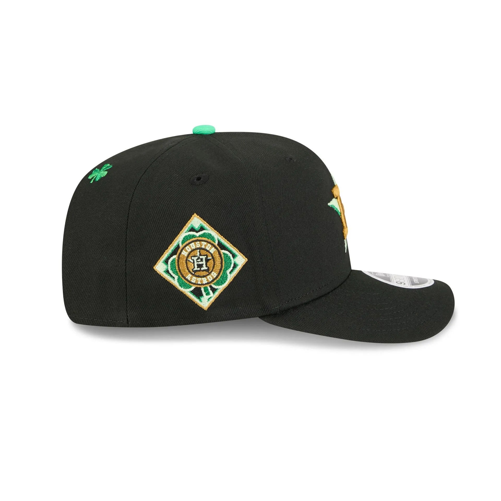 Houston Astros St. Patrick's Day 2026 9SEVENTY Stretch-Snap Hat sold by New Era product image thumbnail 4