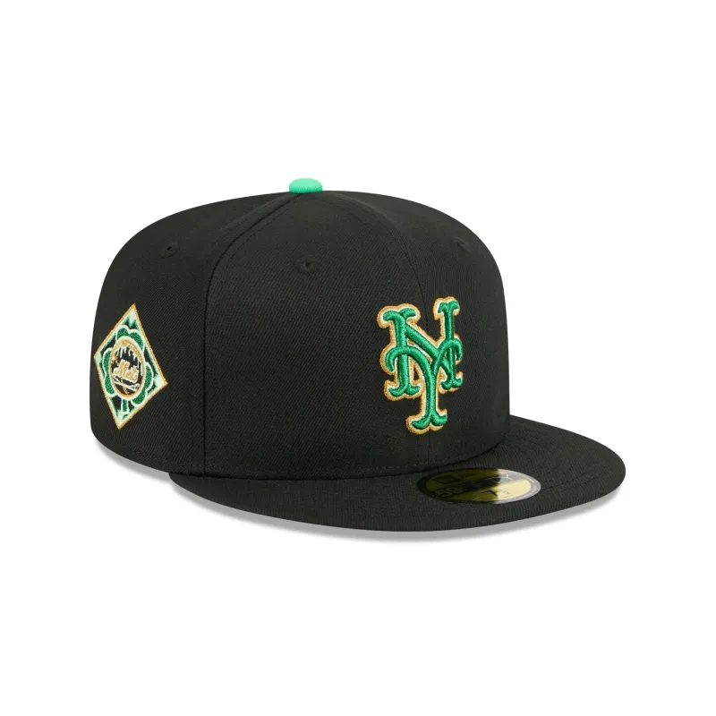 New York Mets St. Patrick's Day 2026 59FIFTY Fitted Hat made by New Era