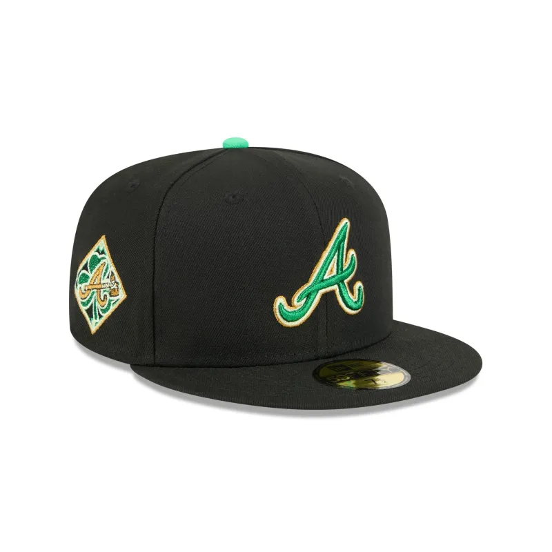 Atlanta Braves St. Patrick's Day 2026 59FIFTY Fitted Hat made by New Era