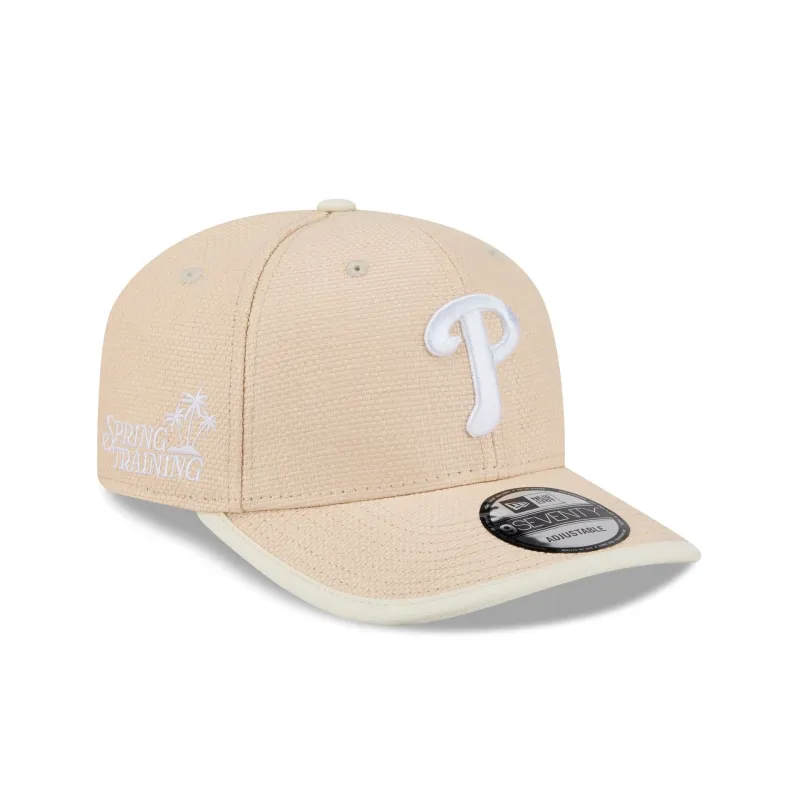 Philadelphia Phillies 2026 Spring Training Wicker 9SEVENTY Stretch-Snap Hat sold by New Era