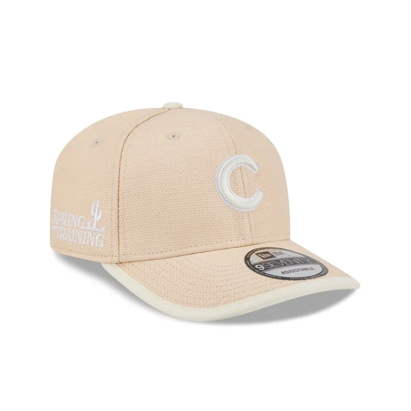 Chicago Cubs 2026 Spring Training Wicker 9SEVENTY Stretch-Snap Hat made by New Era