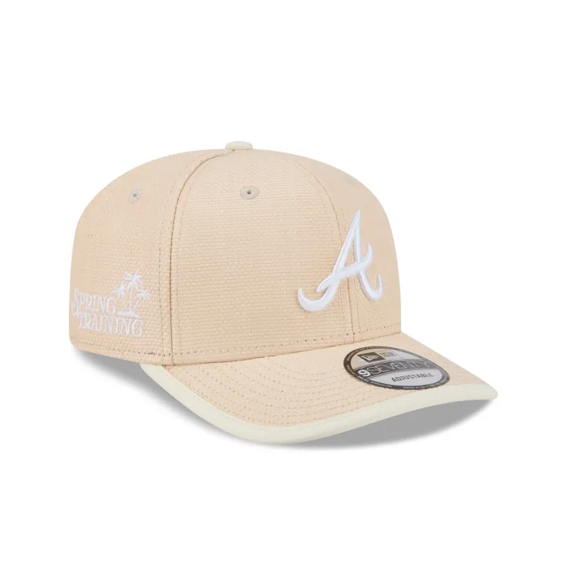 Atlanta Braves 2026 Spring Training Wicker 9SEVENTY Stretch-Snap Hat sold by New Era