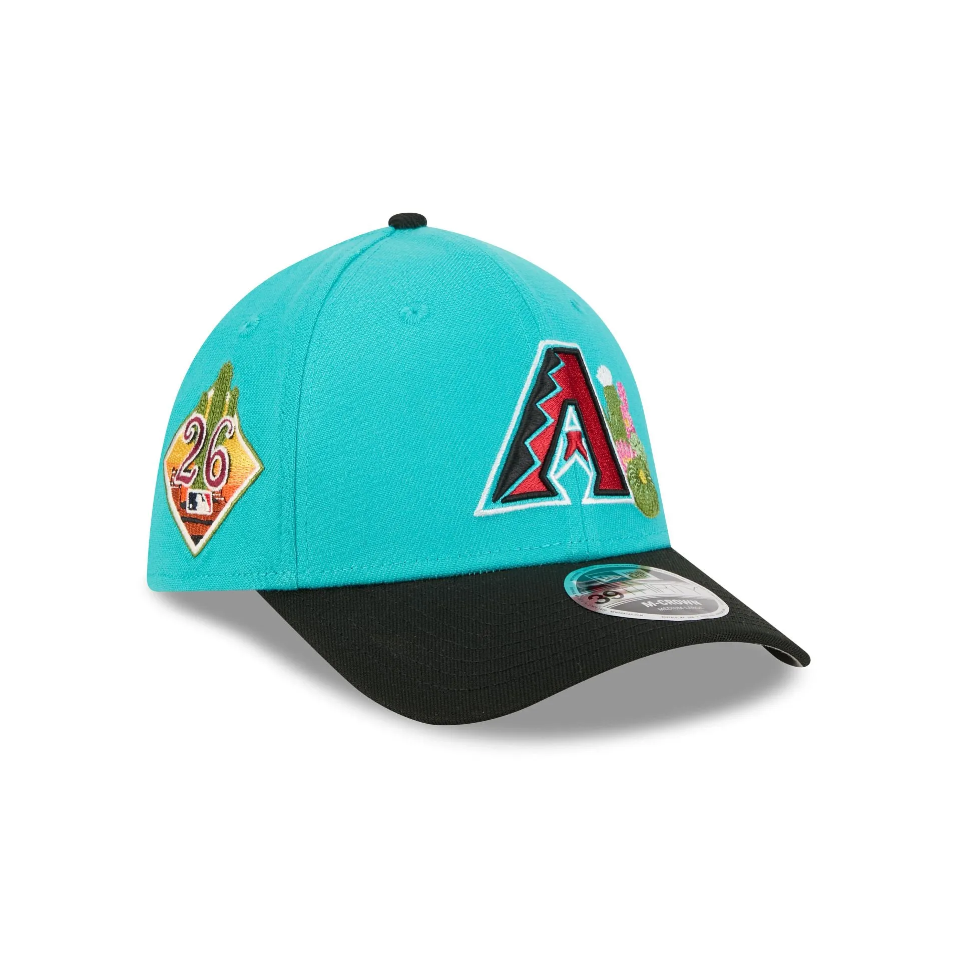 Arizona Diamondbacks 2026 Spring Training 39THIRTY M-Crown Stretch Fit Hat sold by New Era