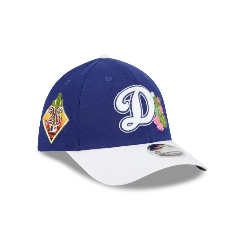 Los Angeles Dodgers 2026 Spring Training 39THIRTY M-Crown Stretch Fit Hat sold by New Era