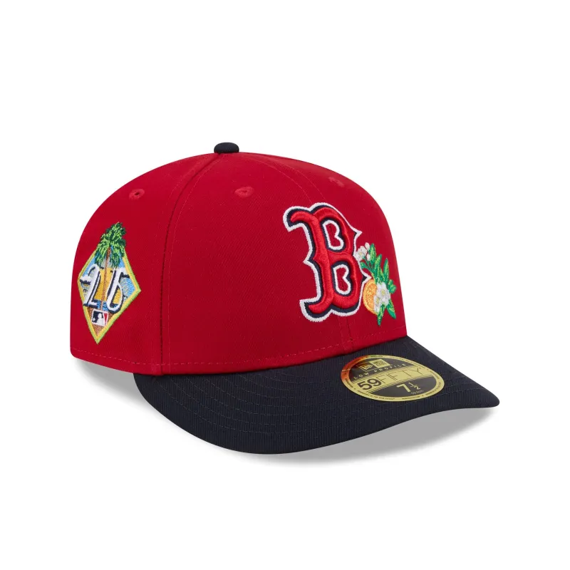 Boston Red Sox 2026 Spring Training Low Profile 59FIFTY Fitted Hat made by New Era