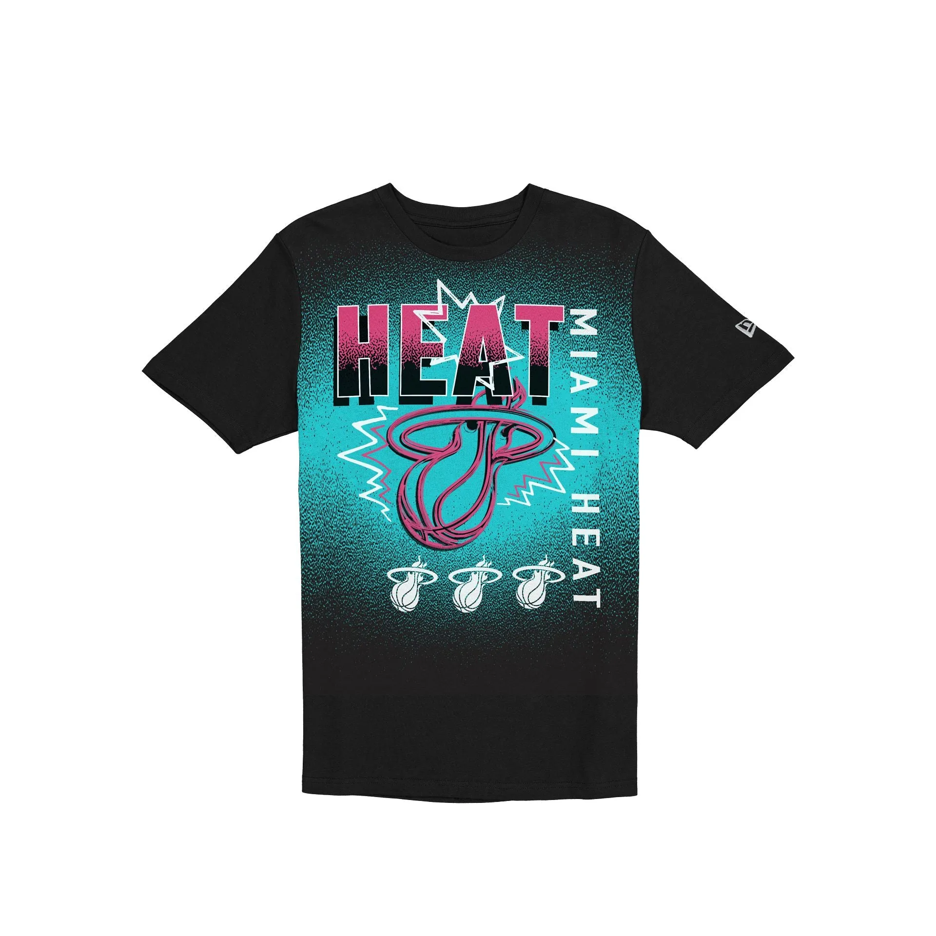 Miami Heat Lifestyle Graphics Black T-Shirt sold by New Era