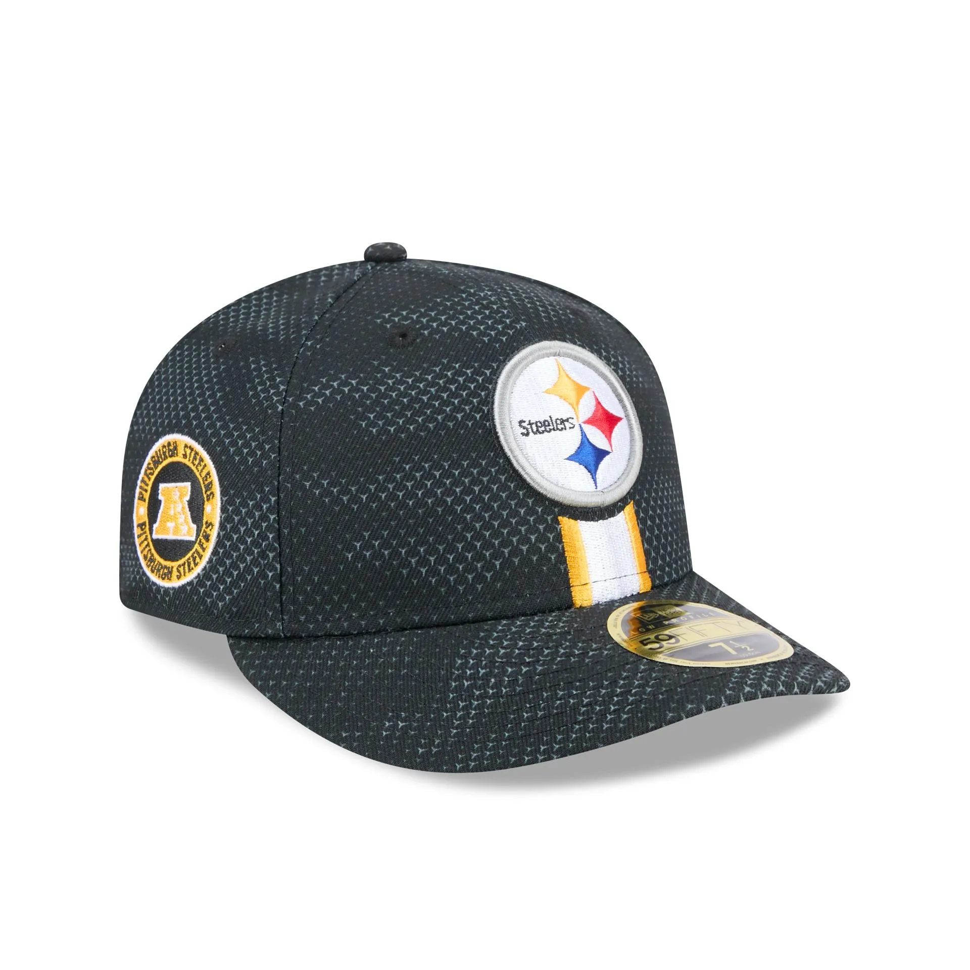 Pittsburgh Steelers 2024 Sideline Low Profile 59FIFTY Fitted Hat sold by New Era