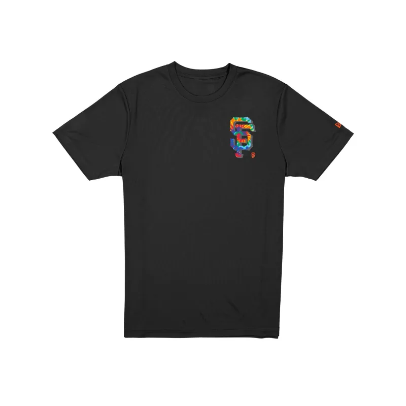 San Francisco Giants Cartoon Black T-Shirt sold by New Era