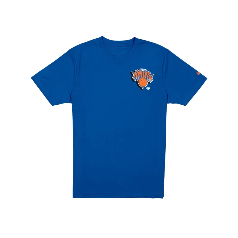 New York Knicks Cartoon Blue T-Shirt sold by New Era