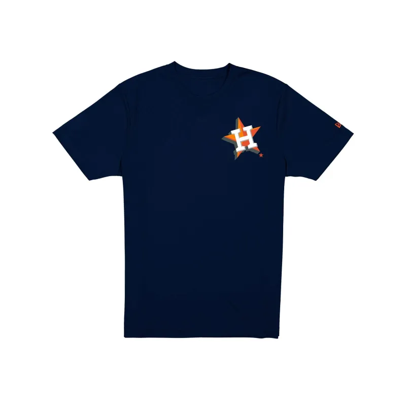 Houston Astros Cartoon Navy T-Shirt made by New Era