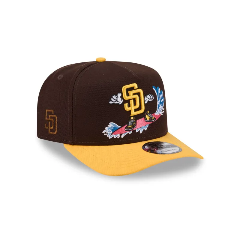 San Diego Padres Cartoon 9FIFTY A-Frame Snapback Hat made by New Era