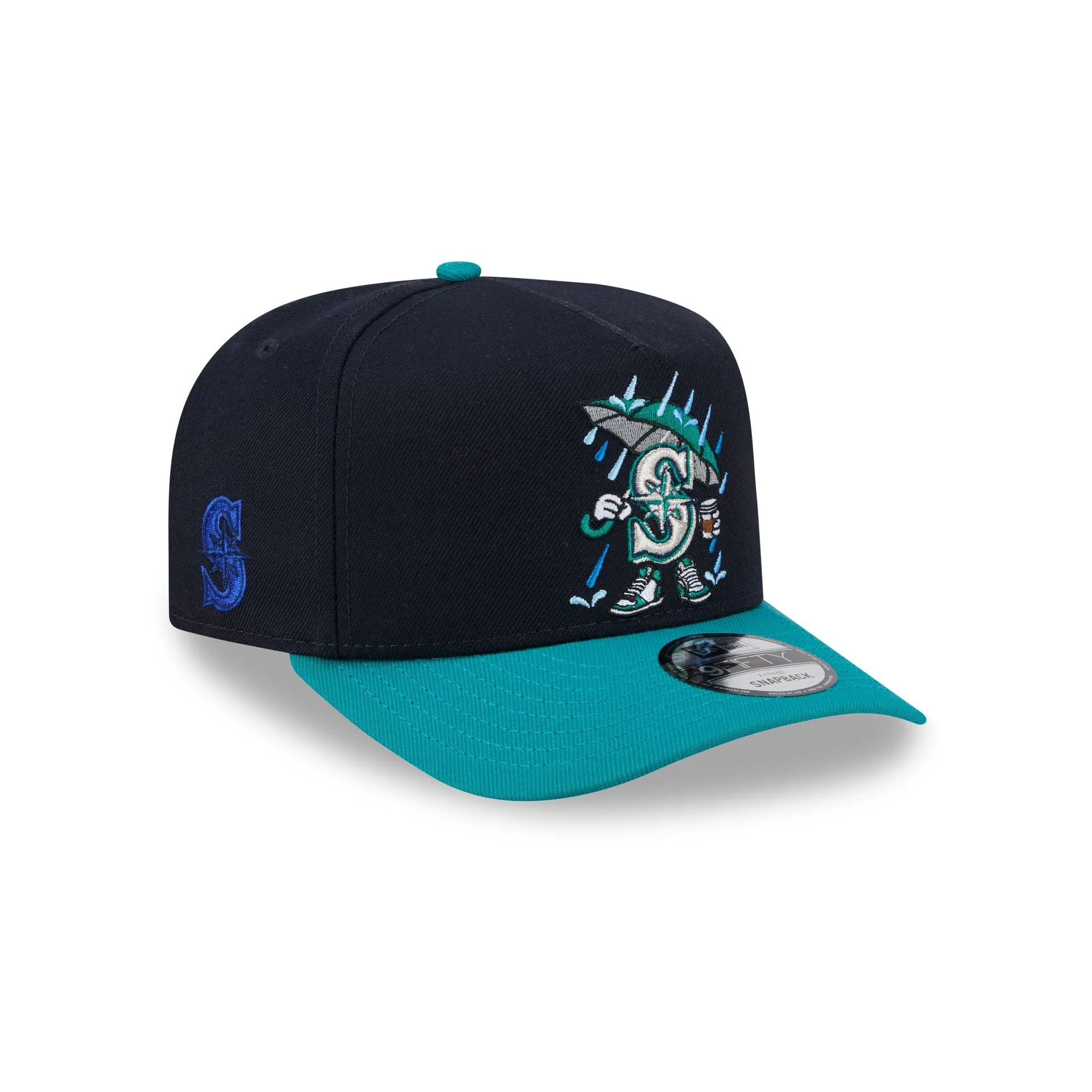 Seattle Mariners Cartoon 9FIFTY A-Frame Snapback Hat sold by New Era