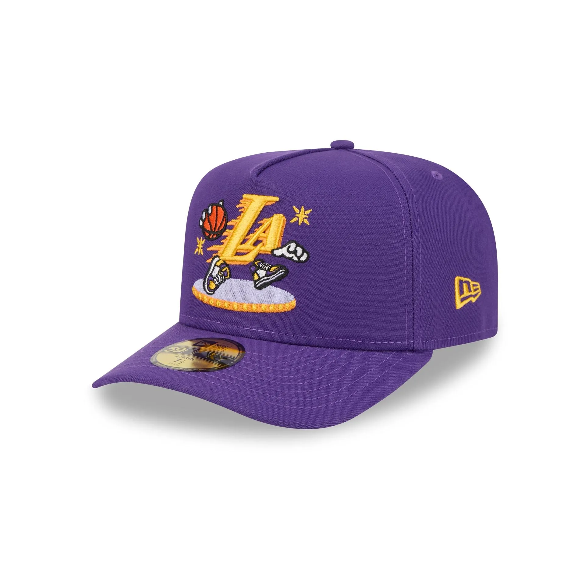 Los Angeles Lakers Cartoon 59FIFTY A-Frame Fitted Hat sold by New Era product image thumbnail 3
