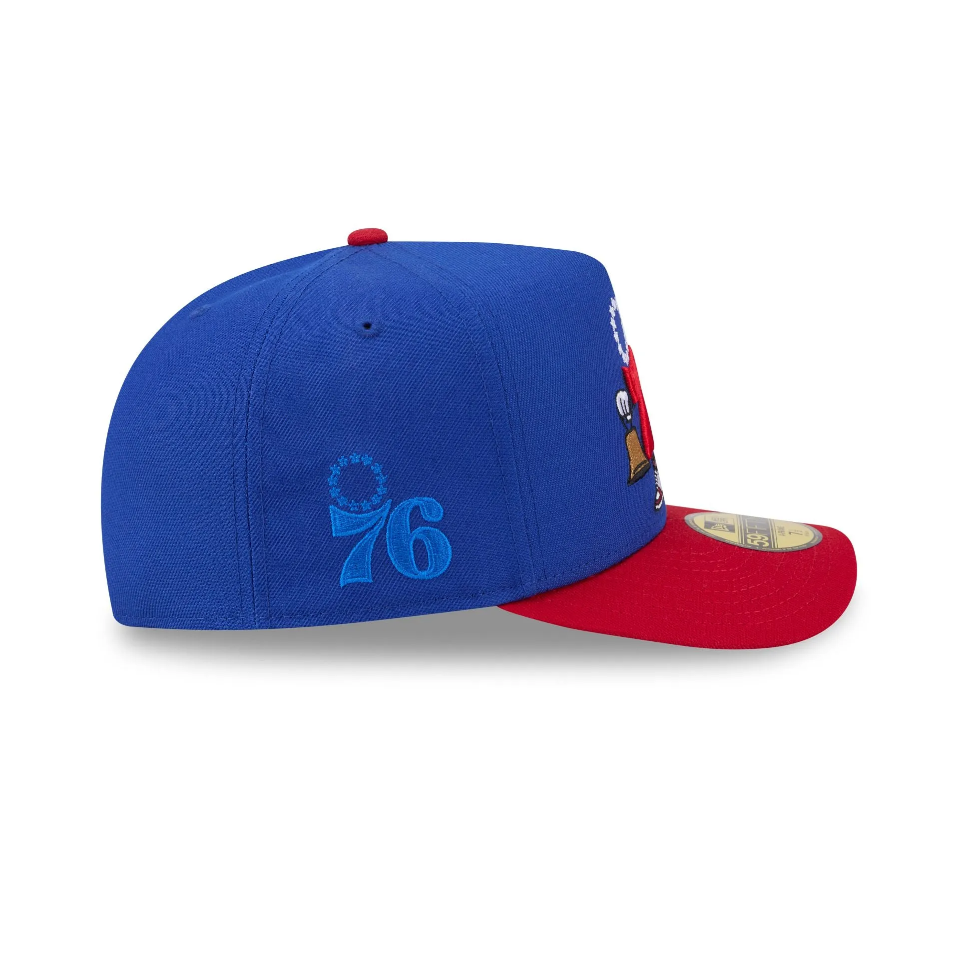 Philadelphia 76ers Cartoon 59FIFTY A-Frame Fitted Hat sold by New Era product image thumbnail 4