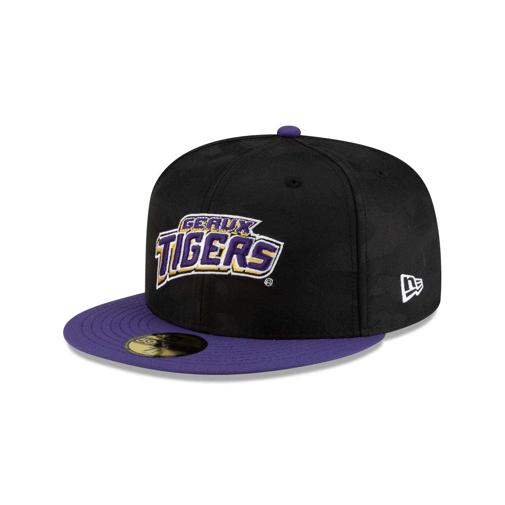 LSU Tigers Black Camo 59FIFTY Fitted Hat sold by New Era product image thumbnail 3