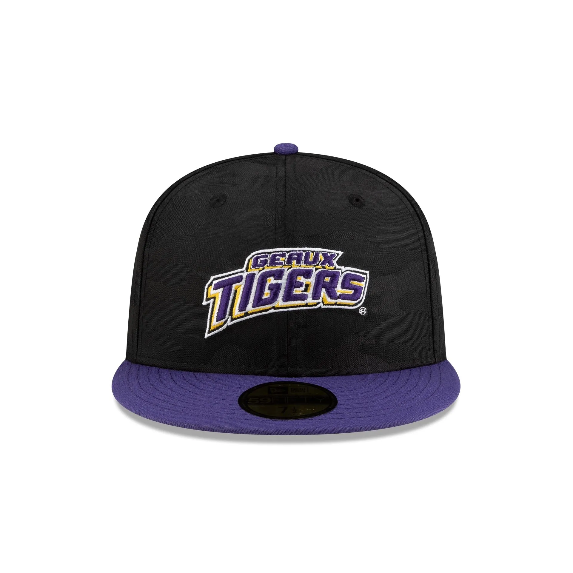 LSU Tigers Black Camo 59FIFTY Fitted Hat sold by New Era product image thumbnail 2
