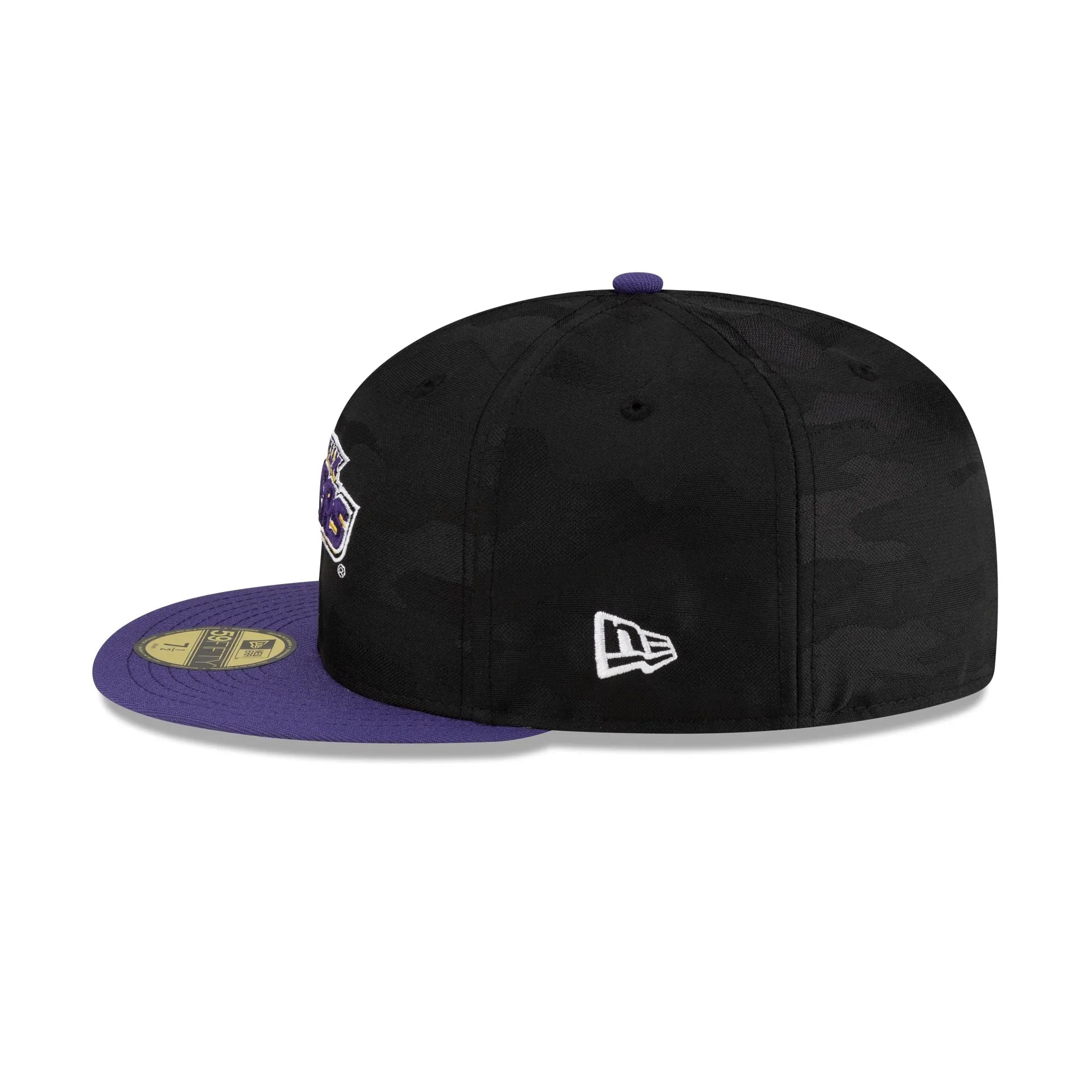 LSU Tigers Black Camo 59FIFTY Fitted Hat sold by New Era product image thumbnail 5