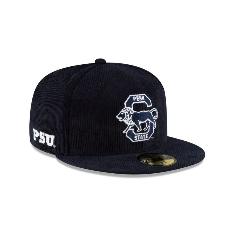 Penn State Nittany Lions Navy Corduroy College Vault 59FIFTY Fitted Hat sold by New Era