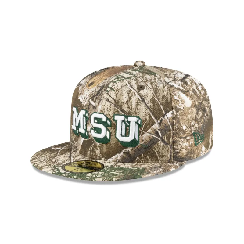 Michigan State Spartans Realtree College Vault 59FIFTY Fitted Hat made by New Era
