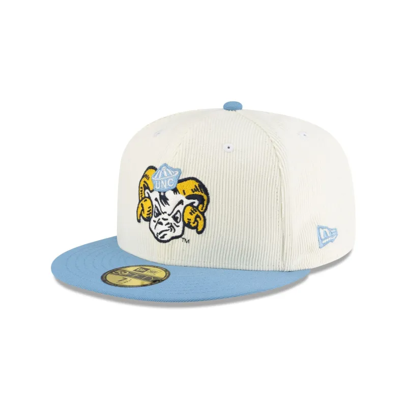 North Carolina Tar Heels Chrome Corduroy College Vault 59FIFTY Fitted Hat sold by New Era