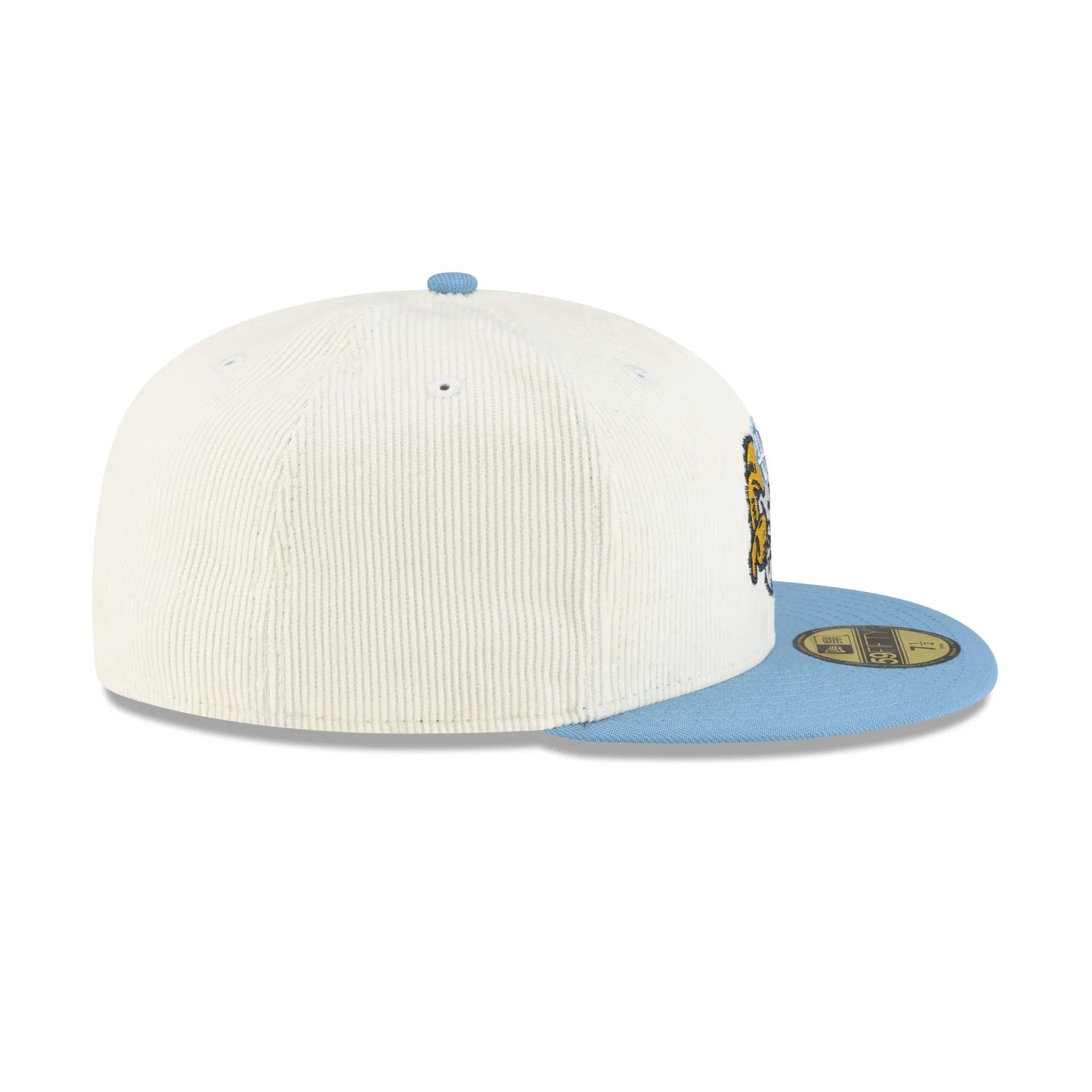 North Carolina Tar Heels Chrome Corduroy College Vault 59FIFTY Fitted Hat sold by New Era product image thumbnail 5