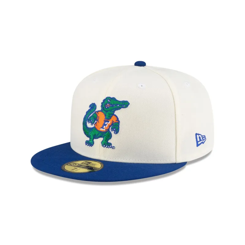 Florida Gators Chrome Royal 59FIFTY Fitted Hat sold by New Era
