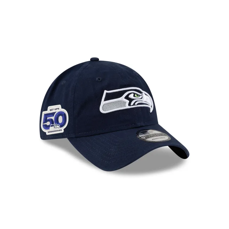 Seattle Seahawks 50th Anniversary 9TWENTY Adjustable Hat sold by New Era