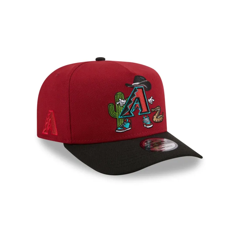 Arizona Diamondbacks Cartoon 9FIFTY A-Frame Snapback Hat made by New Era